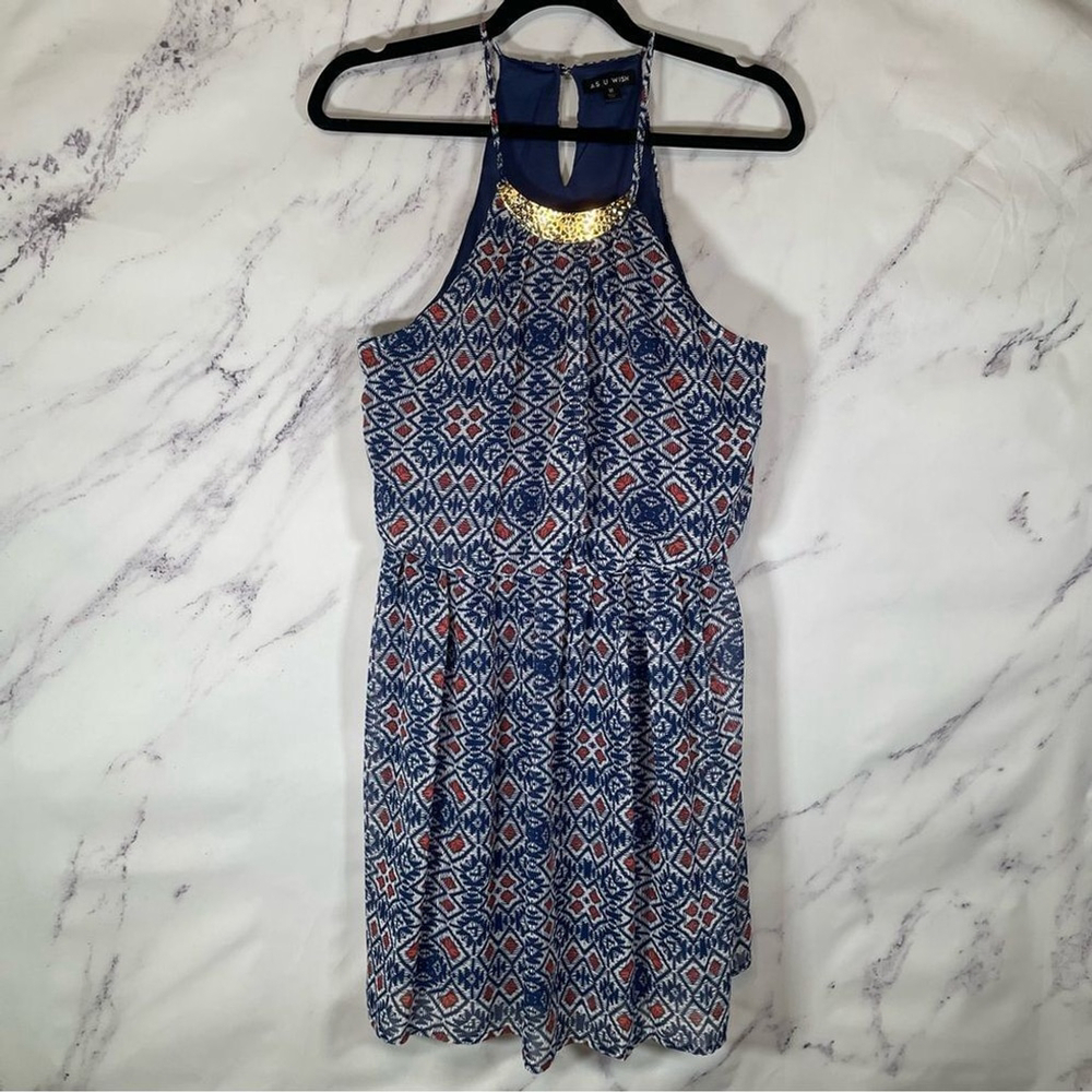 As U Wish Collared Dress